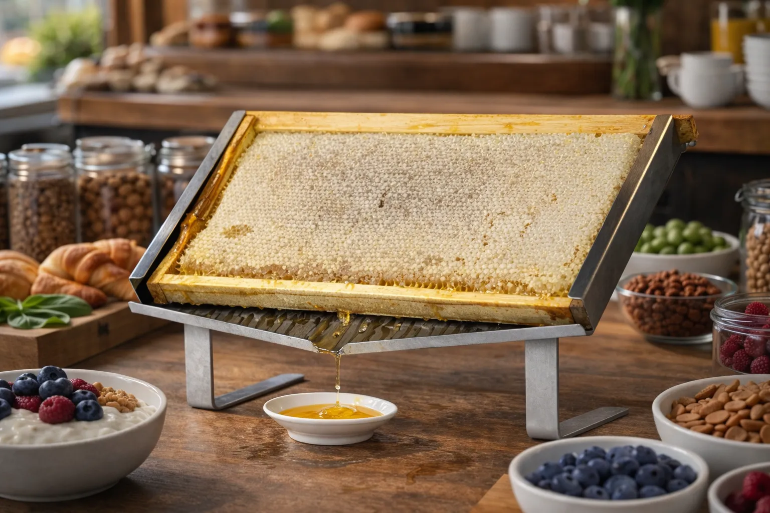 Van standaard zoet naar luxe highlight: honingraat in jouw ontbijtservice