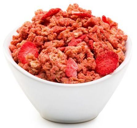 Bio krokante cruesli aardbei