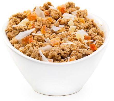 Krokante muesli kokos exotisch